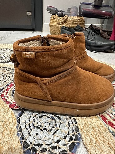 ZARA gerçek süet deri su geçirmez bot