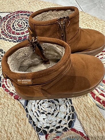 Zara ZARA gerçek süet deri su geçirmez bot
