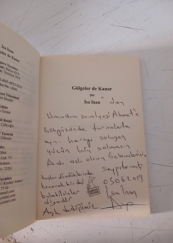 Gölgeler de Kanar - İsa İnan Şiir Kitabı - Görsel 4