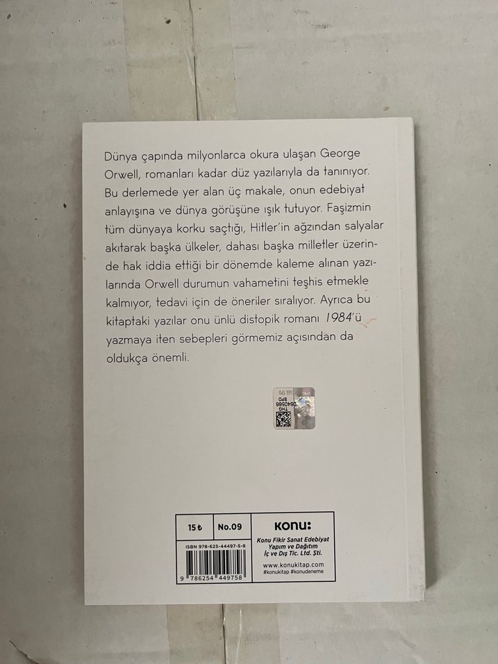 George Orwell - Neden Yazıyorum - Görsel 2