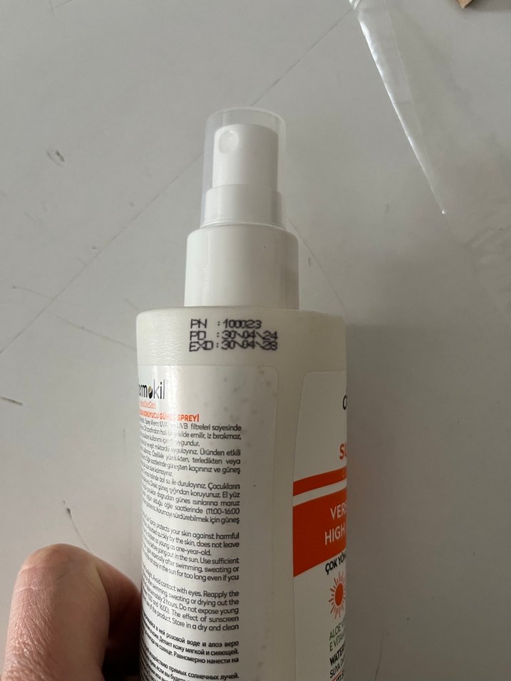 Dermokil SPF 50+ Suya Dayanıklı Güneş Spreyi 200 ml - Görsel 2