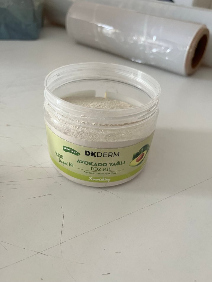 DKDERM Avokado Yağlı Toz Kil - Görsel 3