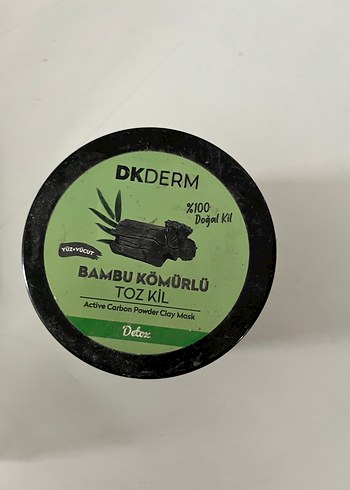 DKDERM Bambu Kömürü Toz Kil 200g - Görsel 2