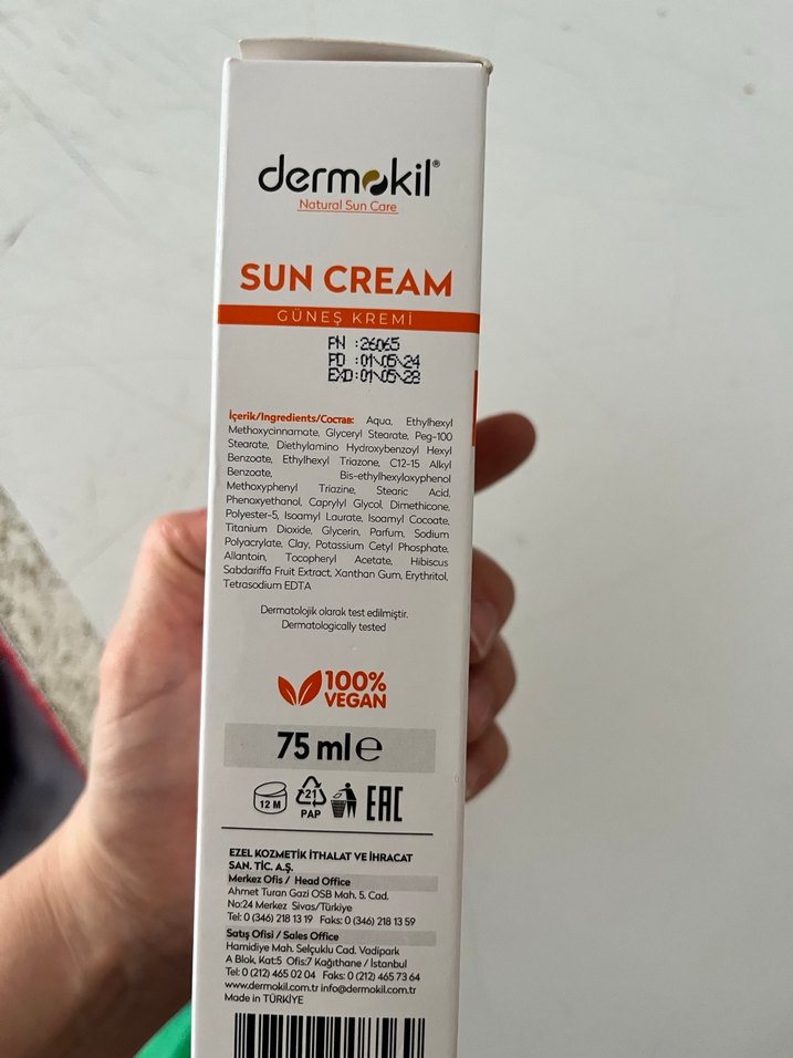 Dermokil SPF 50+ Suya Dayanıklı Güneş Kremi 75 ml - Görsel 2
