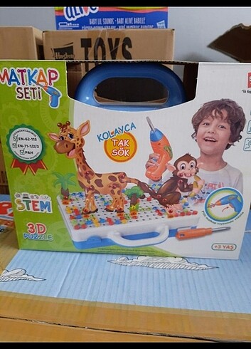 Oyuncak matkap tamir seti