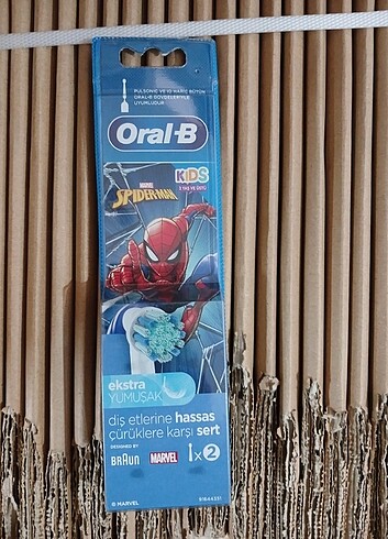 Oral b spiderman diş fırçası yedek başlık 
