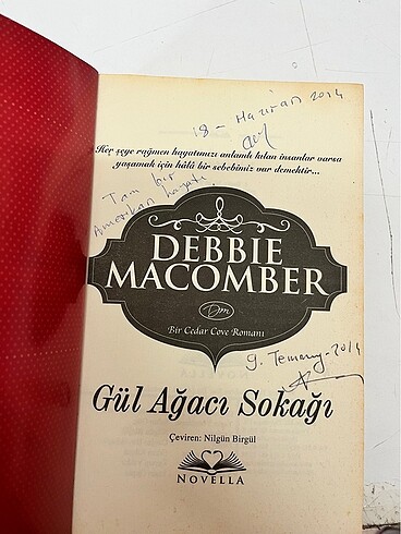 Beden Renk Gül ağacı sokağı Debbie macomber
