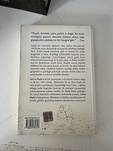  Sırça fanus Sylvia Plath
