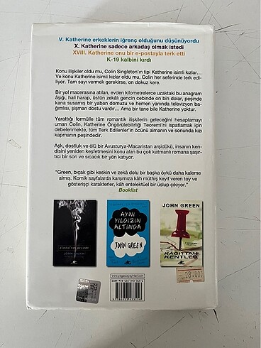  İlk aşk john green