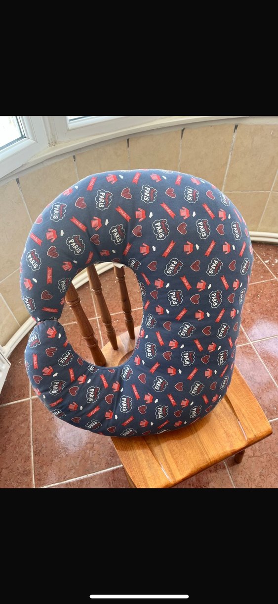 Renkli Baskılı Emzirme ve Hamilelik Yastığı - Görsel 3