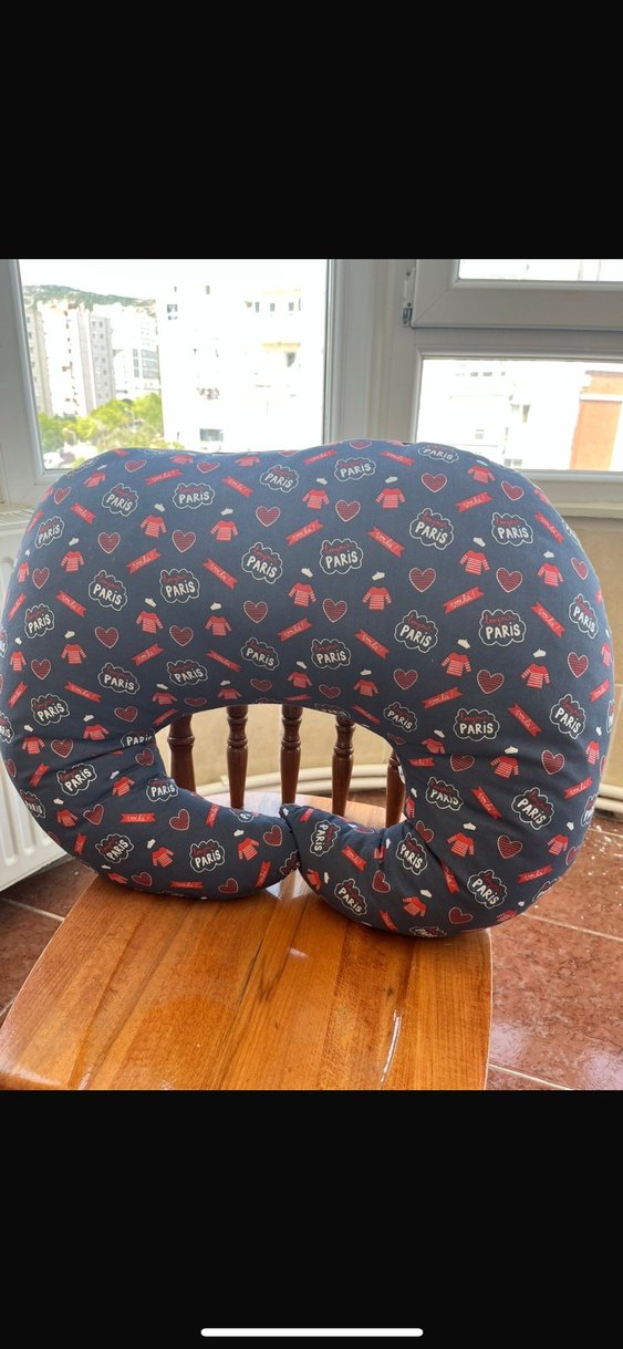 Renkli Baskılı Emzirme ve Hamilelik Yastığı - Görsel 2