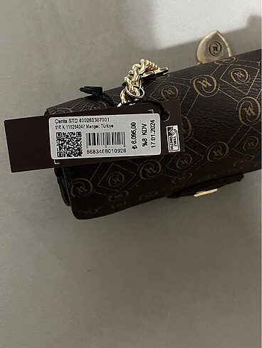 Beden Vakko mini charm detaylı çanta
