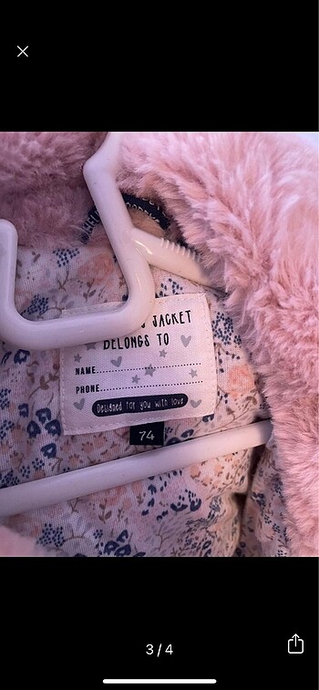 9-12 Ay Beden Kiz bebek pelus kurk