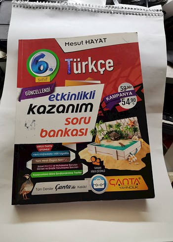 6. Sınıf Türkçe Etkinlikli Kazanım Soru Bankası