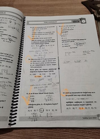 Beden Yediiklim matematik Kpss
