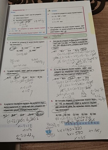  Beden Sonuç yayınları çokgenler matematik 