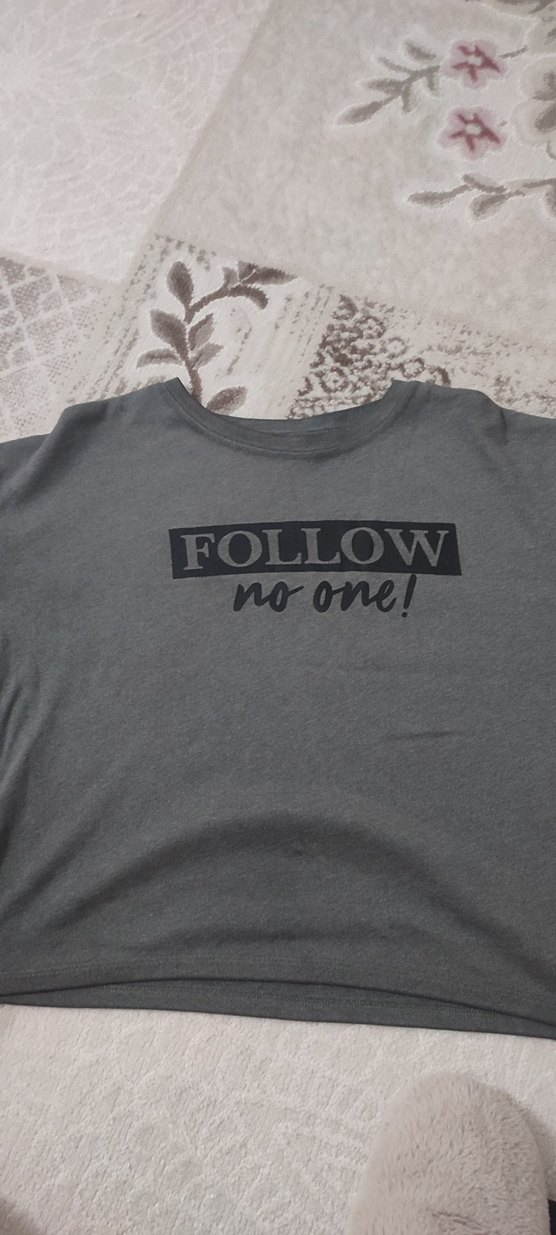 Gri Baskılı kazak - Görsel 2