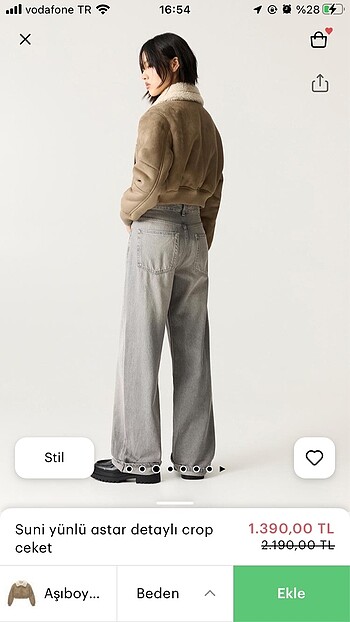Pull and Bear PULL AND BEAR YENİ SEZON CROP MONT