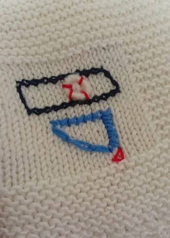 Nakışlı Çok Renkli Çocuk Örtüsü - Görsel 12