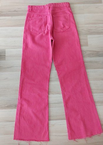 Zara Pembe yuksek bel wide leg jeans