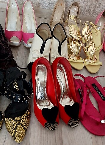 Zara Valentino tarzı topuklu ayakkabı 