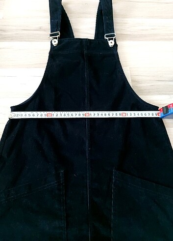 kadife kısa salopet elbise - Görsel 6