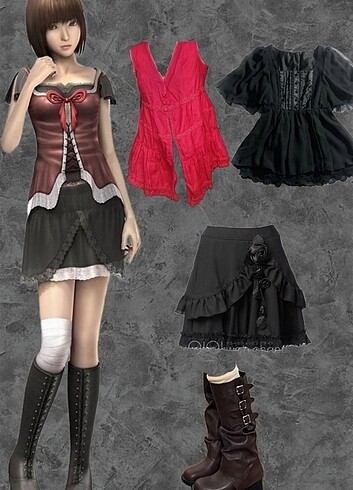 horror game protagonist gothic bluz