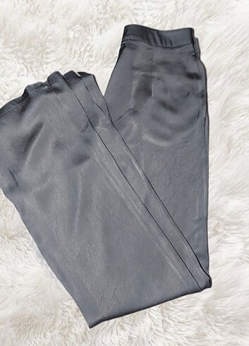 saten geniş paça kumaş pantolon