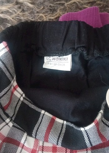 Kiz cocuk Ekose Midi Etek 8-9 yaş çok az gıyılmıs - Görsel 3