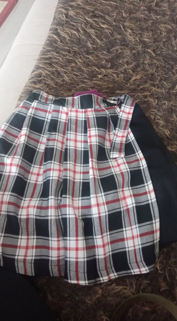 Kiz cocuk Ekose Midi Etek 8-9 yaş çok az gıyılmıs - Görsel 2