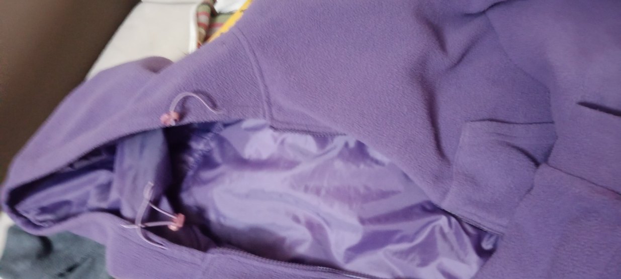 bayan kapüşo peluş mevsimlik iç dış ayrı ayrı giyilebilir m ve L - Görsel 3