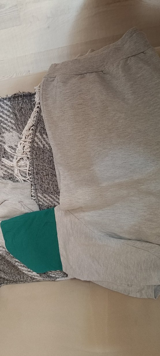 Gri Baskılı erkek M beden oversize Sweatshirt - Görsel 4