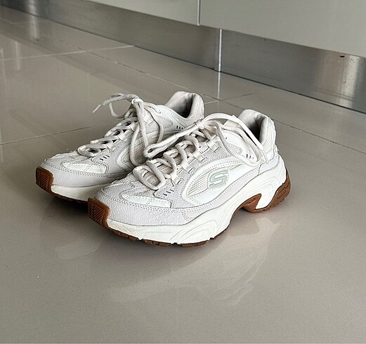 Skechers stamina krem spor ayakkabı