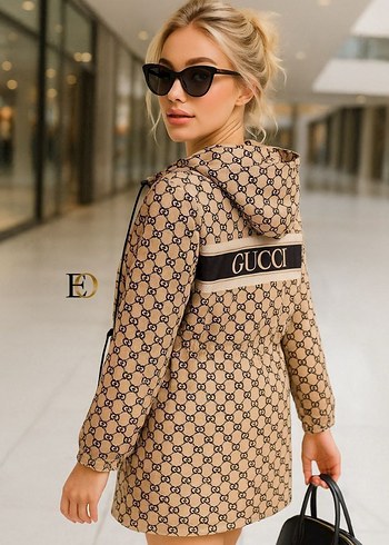 Gucci NEW SEASON | NEW COLLECTION GUCCI Fermuarlı Trençkot