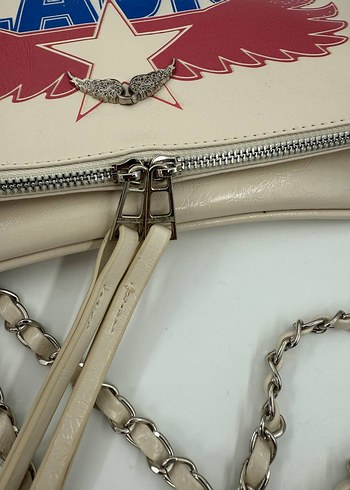 Beden ZADIG & VOLTARIE Pochette Rock Studs Zincir Askılı Çanta