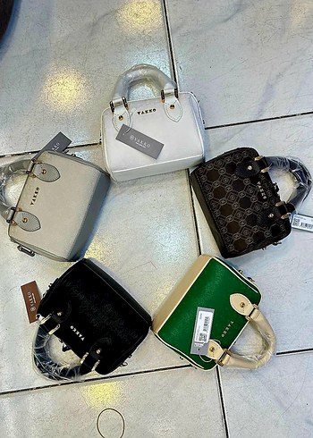 Vakko 17 cm Vakko speedy Gri Deri Kadın Çanta - Modern Klasik