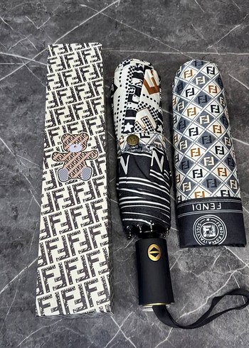  Beden Sarı Desenli Fendi Şemsiye