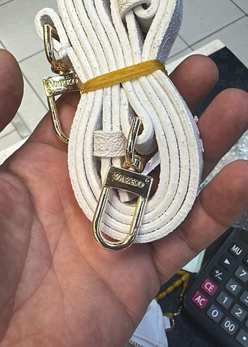 Beden beyaz Renk vakko Mini Speedy Beyaz Nakışlı Deri Kadın Çanta