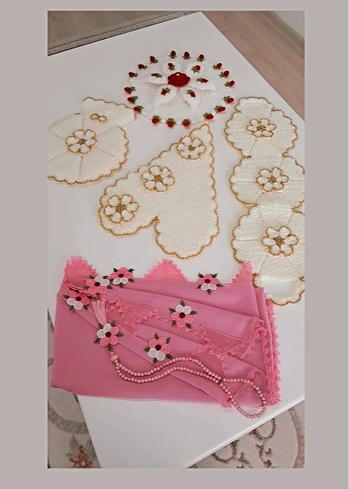 Çeyizlik gelin grepi ve gelin lifi - Görsel 3