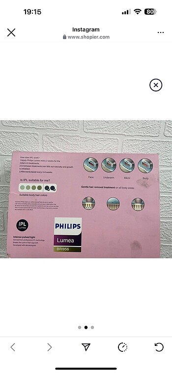 Philips Epilasyon cihazı