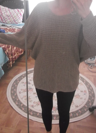 m Beden beyaz kazak