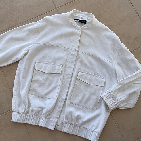 Zara Keten Bomber