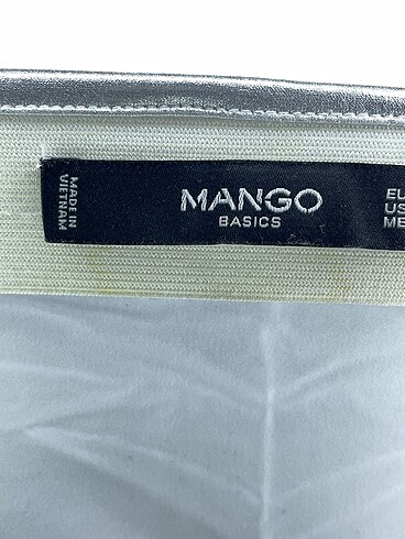 m Beden gri Renk Mango Mini Etek %70 İndirimli.