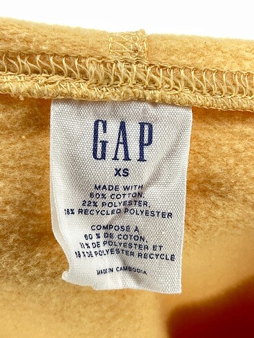xs Beden sarı Renk Gap Sweatshirt p İndirimli.