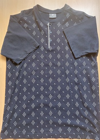 Düğmeli Kısa Kollu Erkek Pijama - Görsel 4