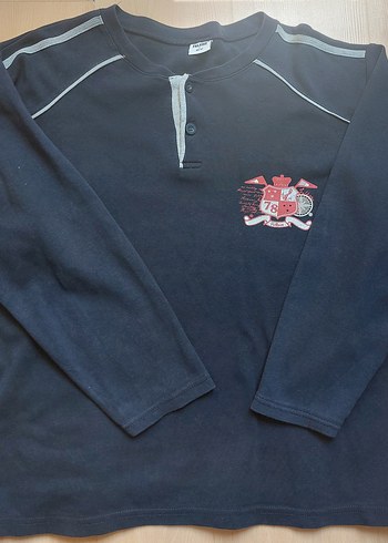 Erkek Uzun Kollu Düğmeli EŞOFMAN - Görsel 3