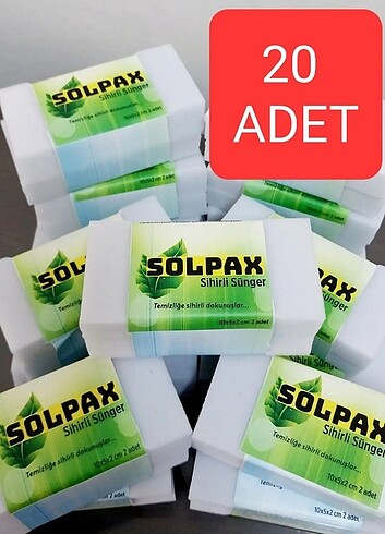 SİHİRLİ SÜNGER 20 ADET