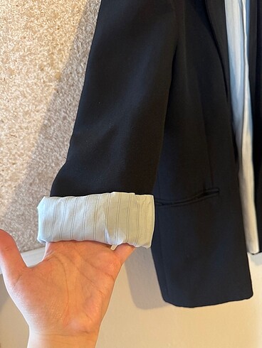 universal Beden Astar detaylı blazer ceket