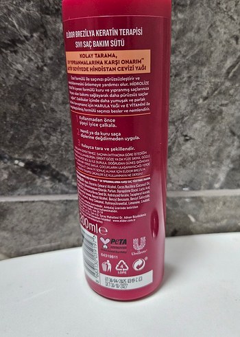 Beden Elidor Brezilya Keratin Saç Bakım Sütü
