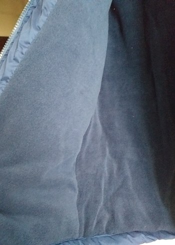 Erkek Çocuk Parlak Mavi Kapüşonlu Mont - Görsel 8